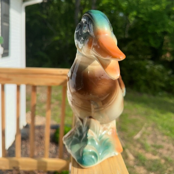 Vintage Royal Copley ceramic mallard duck figurine - Picture 6 of 10